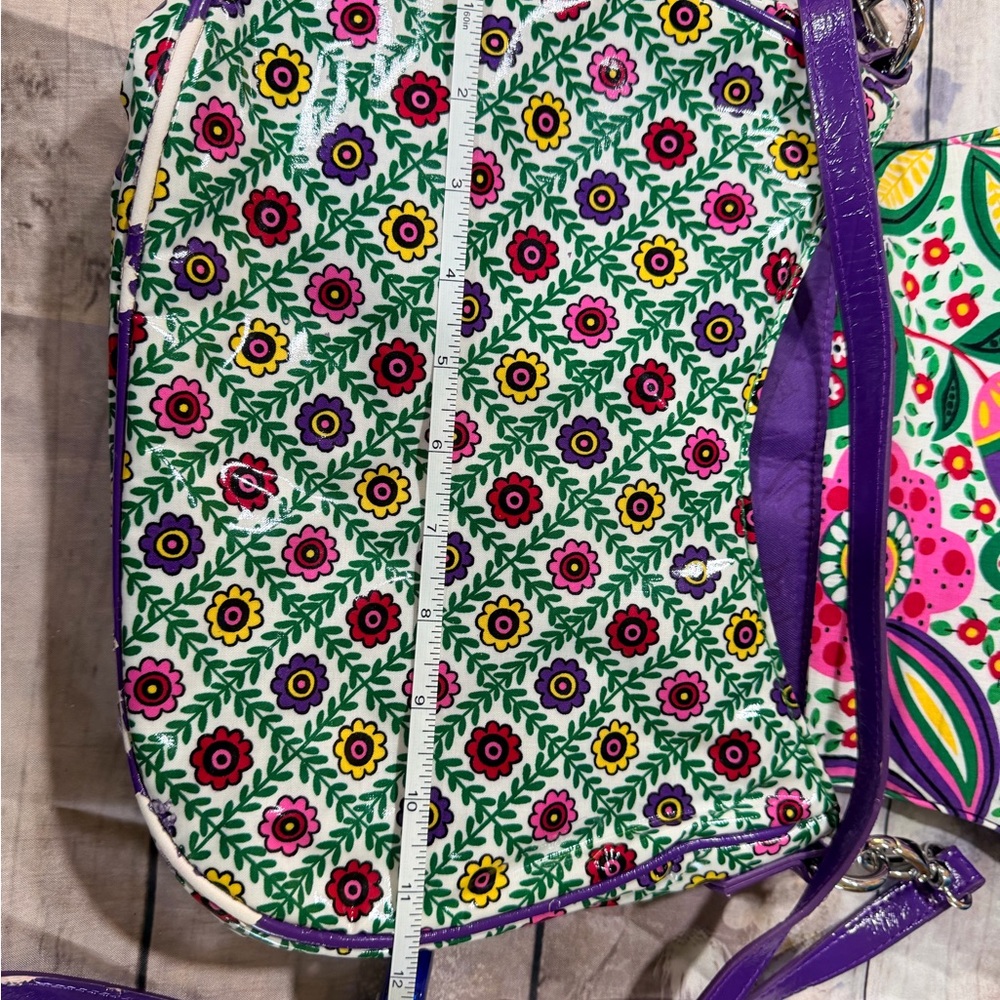 Vera Bradley Floral Pattern Crossbody Bag in Purple and Multi - Picture 10 of 10